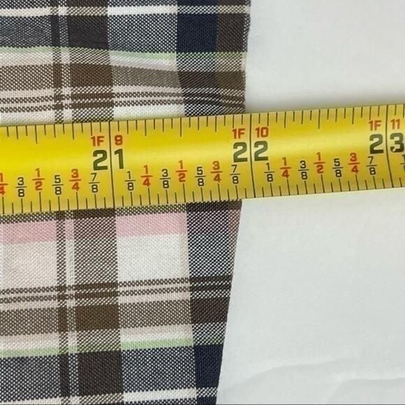 Nautica White Black Plaid Cotton Academia Prep Classic Blazer NWOT Size 4 - Picture 10 of 11